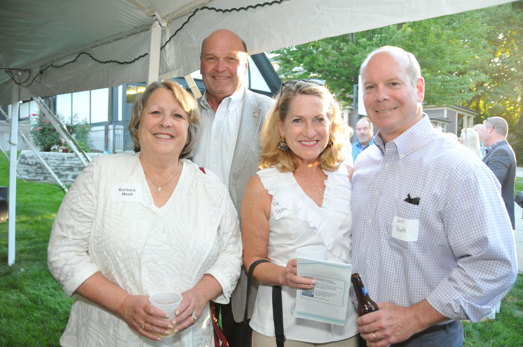 Barbara and John Meek, Paula and John Pratt